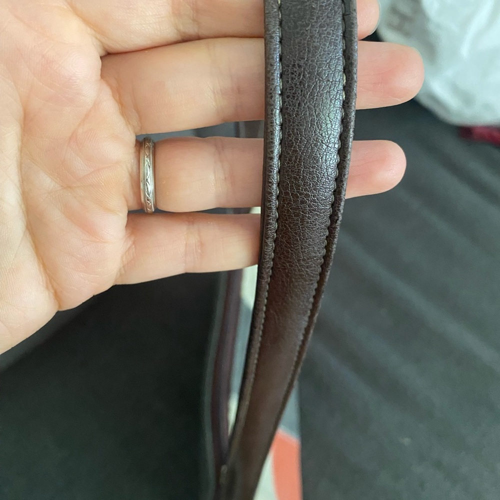 Colorblock Canvas Shoulder Bag - Picture 5 of 6